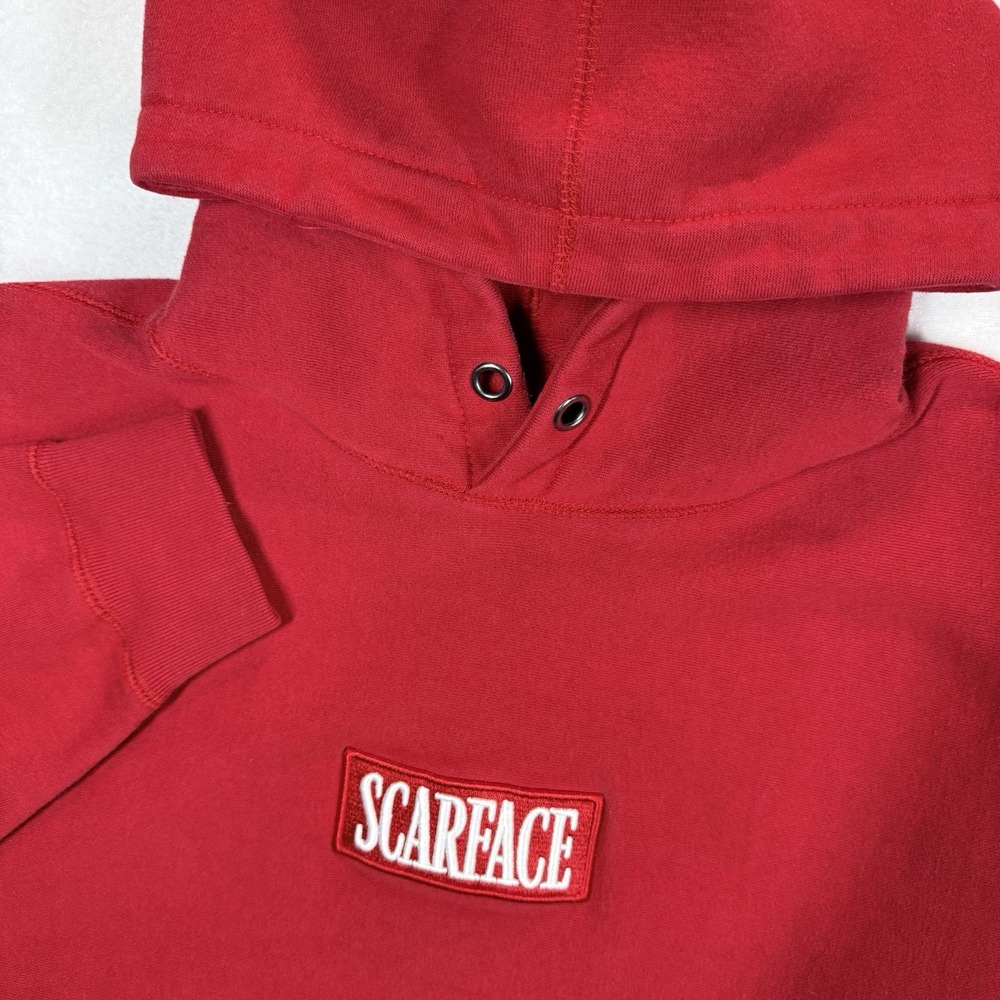 SCARFACE x Shoe Palace Box Logo Limited Release Red Hoodie Men‎ Size M RARE